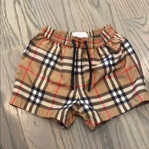Authentic Burberry swim trunks 6M